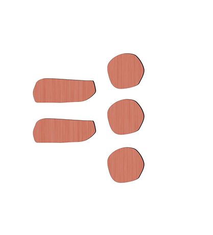 Sebra Träbokstäver - Tecken - Watermelon Pink