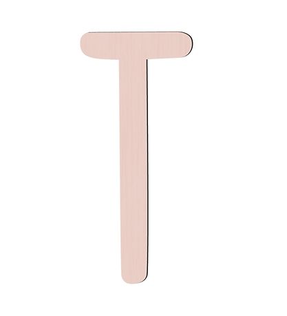 Sebra Träbokstäver - T - Birchbark Beige