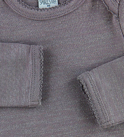 Smallstuff Bodysuit L/S - Purple w. Glitter