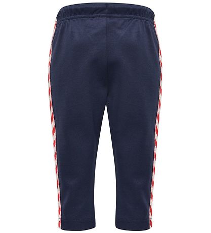 Hummel Trousers - HMLHarley - Navy/Red