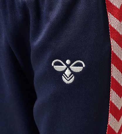 Hummel Trousers - HMLHarley - Navy/Red