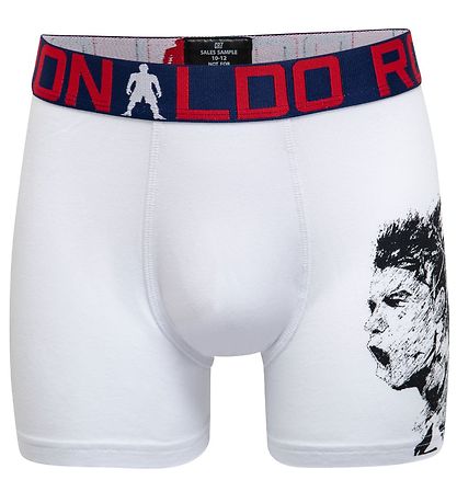 Ronaldo Boxers - 2-Pack - White/Blue w. Print