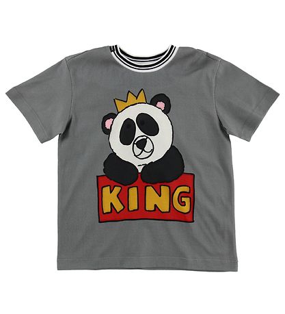Dolce & Gabbana Stuttermabolur - Grár M. Panda