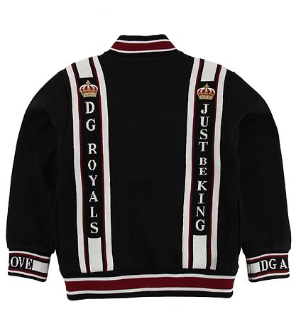 Dolce & Gabbana Zip Cardigan - Black w. Logo