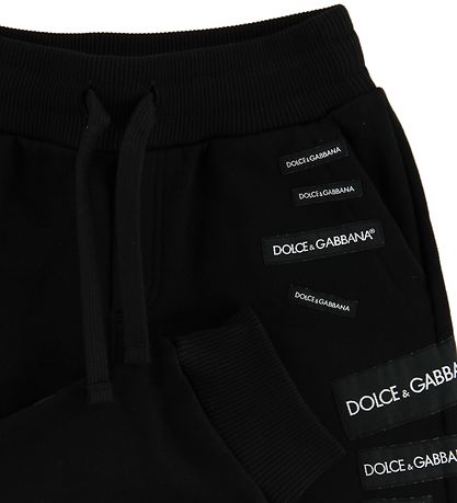 Dolce & Gabbana Jogginghosen - Schwarz m. Patches