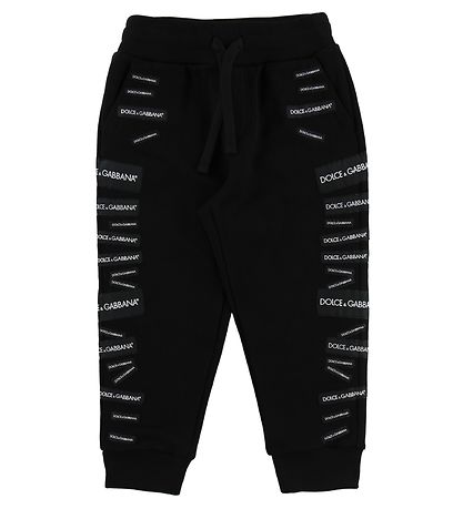 Dolce & Gabbana Jogginghosen - Schwarz m. Patches