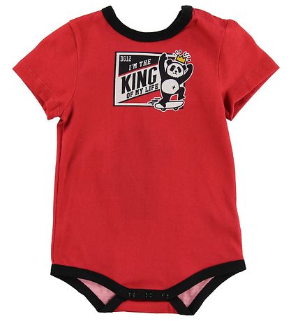 Dolce & Gabbana Bodies k/ä - 3er-Pack - Weiß/Rot m. Panda