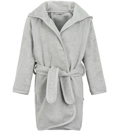 Pippi Baby Bathrobe - Gray w. Rabbit