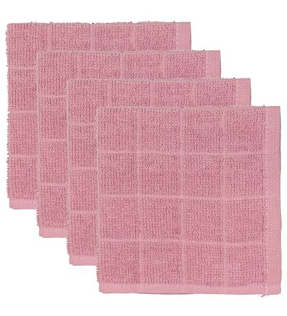 Pippi Baby Washcloths - 4-Pack - Vintage Rose