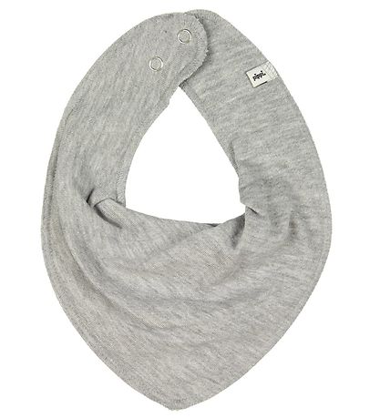 Pippi Baby Teething Bib - Pointy - 5-Pack - Grey Melange/Blue/Wh