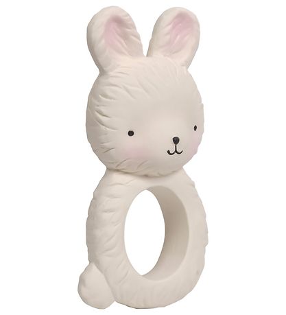 A Little Lovely Company Teether - Rabbit - White