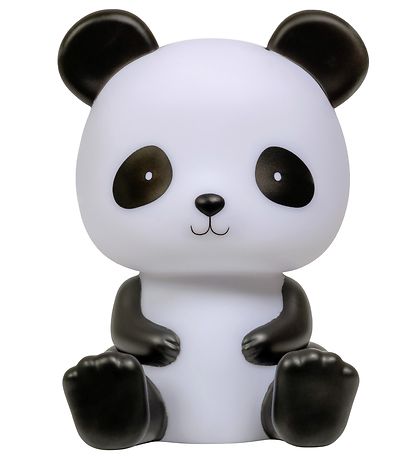 A Little Lovely Company Náttljós - Panda - 19 cm - Svart/Hvítt