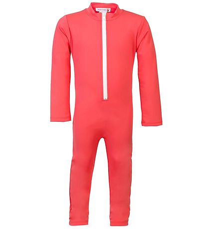 Petit Crabe Badoverall - Lou - UV50+ - Mörk Korall m. Stjärna