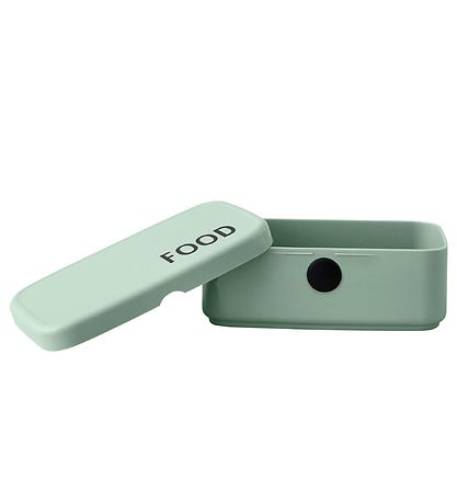 Design Letters Lunchbox - Green w. FOOD