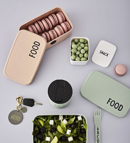 Design Letters Lunchbox - Green w. FOOD