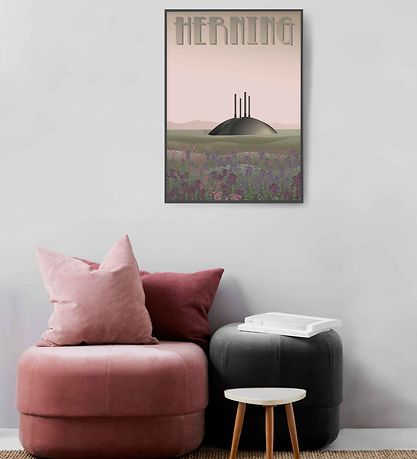 Vissevasse Veggspjald - 30x40 - Herning - Elia