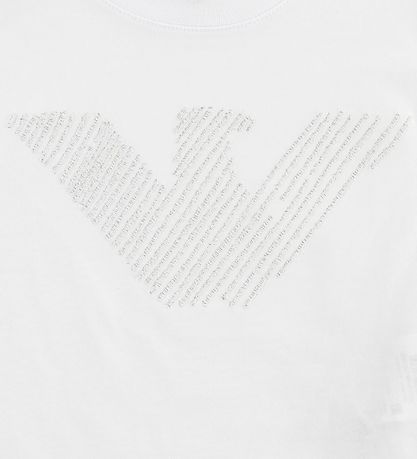 Emporio Armani Stuttermabolur - Hvítur M. Lógó