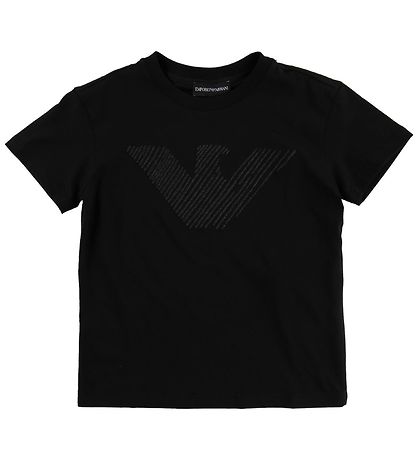 Emporio Armani Stuttermabolur - Svart M. Lógó