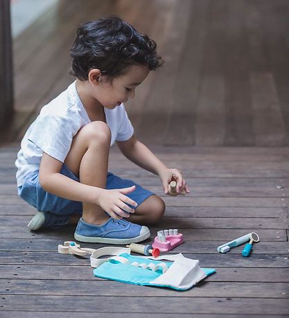 PlanToys Zahnarzt Set - Blau