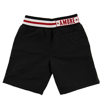 Dolce & Gabbana Shorts - Sweat - Schwarz/Weiß m. Pandas