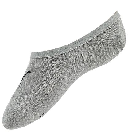 Puma Footie Socks - 3-Pack - Grey Melange
