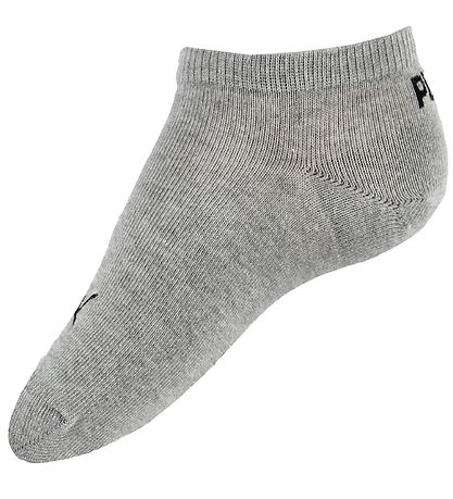 Puma Ankle Socks - 3-Pack - Sneaker Plain - Black/Grey Melange/W