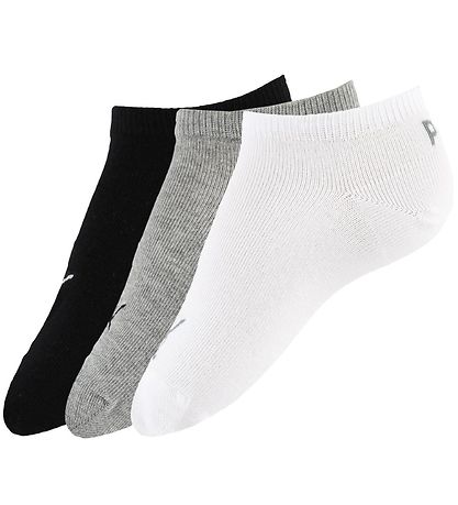 Puma Sneaker-Socken - 3er-Pack - Sneaker Plain - Schwarz/Grau Me