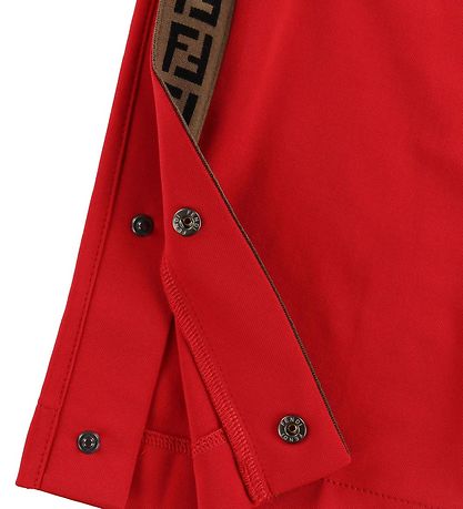 Fendi Kids Trousers - Red w. Side Stripes