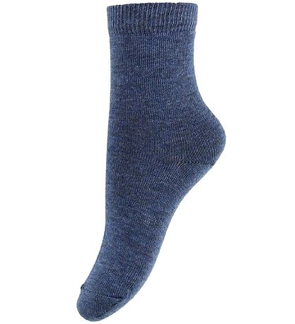 Minymo Socks - 5-Pack - Navy/Blue/Grey Melange