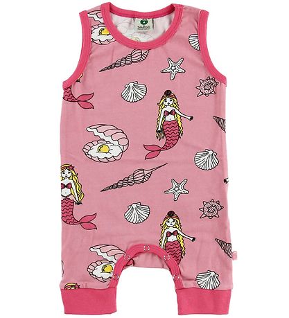 Småfolk Summer Romper - Rose w. Mermaids