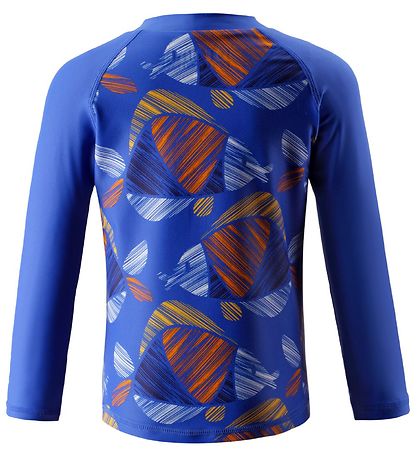 Reima Swim Top L/S - Tuvalu - UV50+ - Blue w. Fish