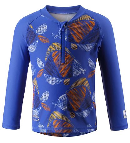 Reima Swim Top L/S - Tuvalu - UV50+ - Blue w. Fish