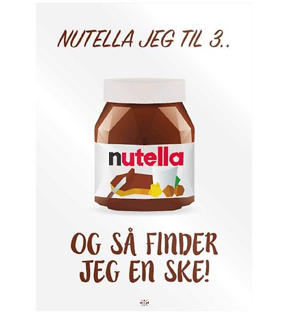 Citatplakat Veggspjald - B2 - Nutella Me To 3