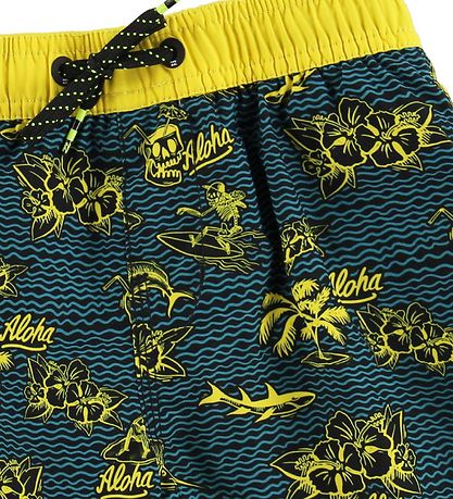 Shorts de Bain Billabong - Adventure Islande - Noir/Jaune