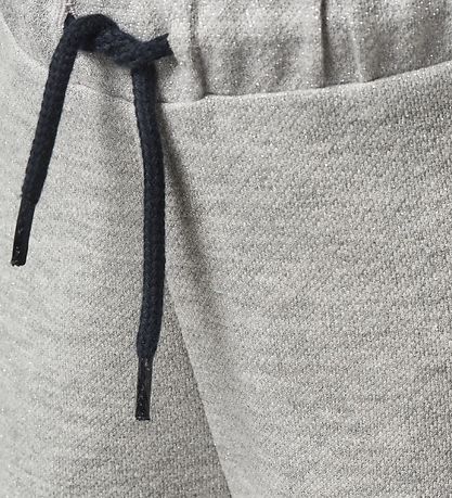 Hummel Sweatshorts - HMLDemi - Graumeliert meliert m. Glitzer