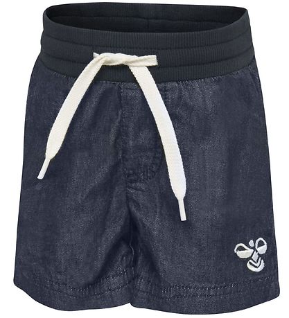 Hummel Stuttbuxur - HMLJaco - Blár Gallaefni