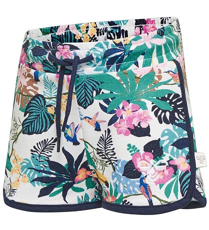 Hummel Shorts - HMLKaia - Hellgrün m. Blumen