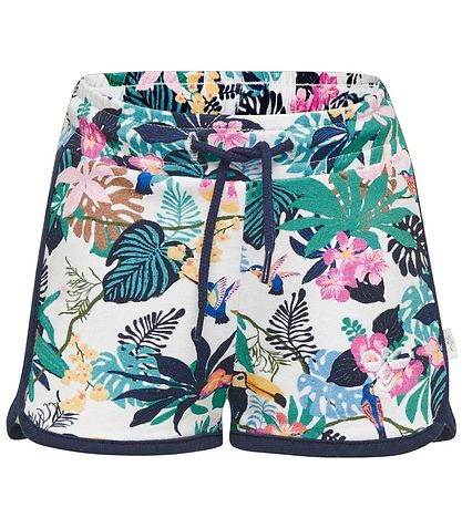 Hummel Shorts - HMLKaia - Hellgrün m. Blumen