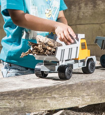 Camion Dantoy - 30 cm - Gris/Jaune