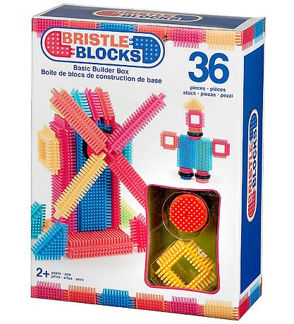 Bristle Blocks Box - 36 pcs - Basic Builder