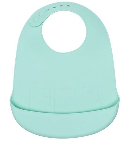 We Might Be Tiny Lätzchen sein - 2er-Pack - Silikon - Mint/Grau
