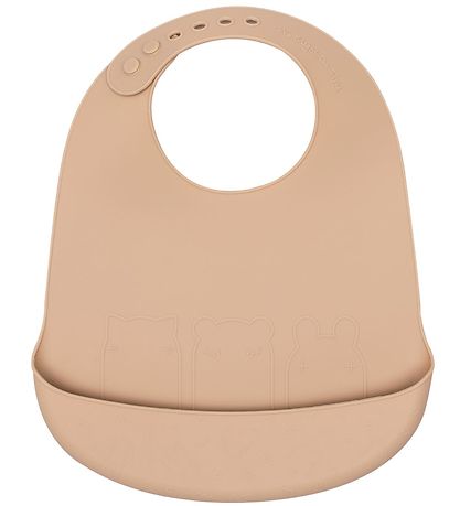 We Might Be Tiny Lätzchen sein - 2er-Pack - Silikon - Beige/Rust