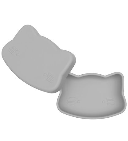 We Might Be Tiny Snackbox - Cat - Silicone - Grey