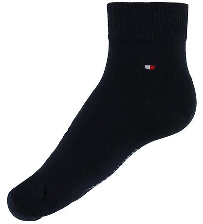 Tommy Hilfiger Chaussettes - 2 Pack - Trimestre - Marine