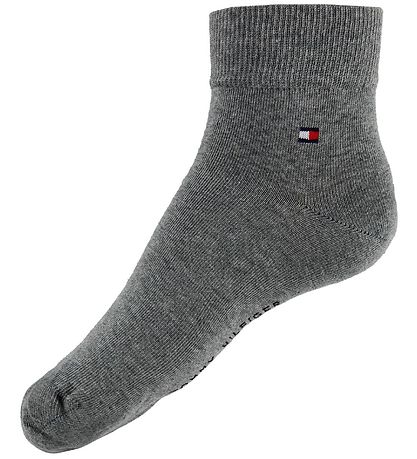Tommy Hilfiger Socken - 2er-Pack - Viertel - Grau Meliert