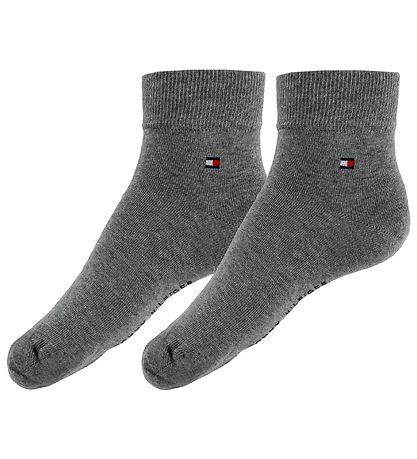 Tommy Hilfiger Socks - 2-Pack - Quarter - Grey Melange