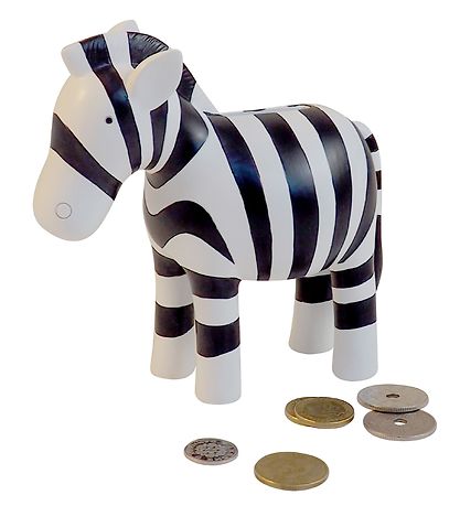 Kids by Friis Money Box - 16x15x7 - Zebra