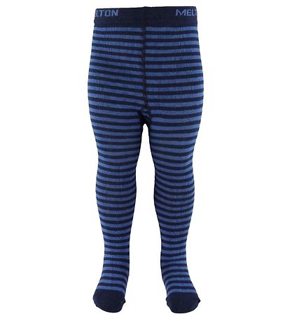 Blue and white striped tights hotsell