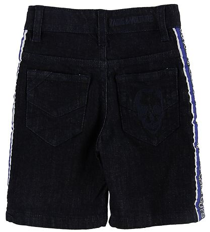 Zadig & Voltaire Shorts - Dark Denim w. Text