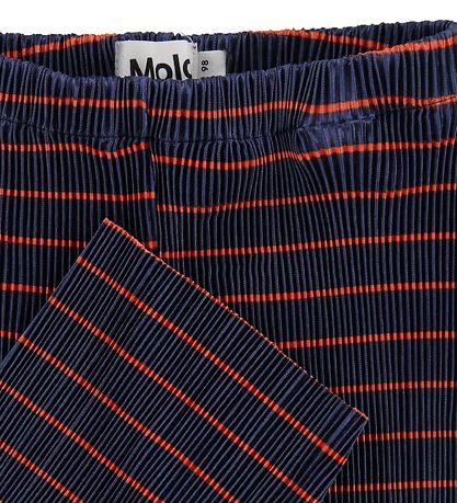Molo Byxor - Aliecia - Marinblå Red Stripe
